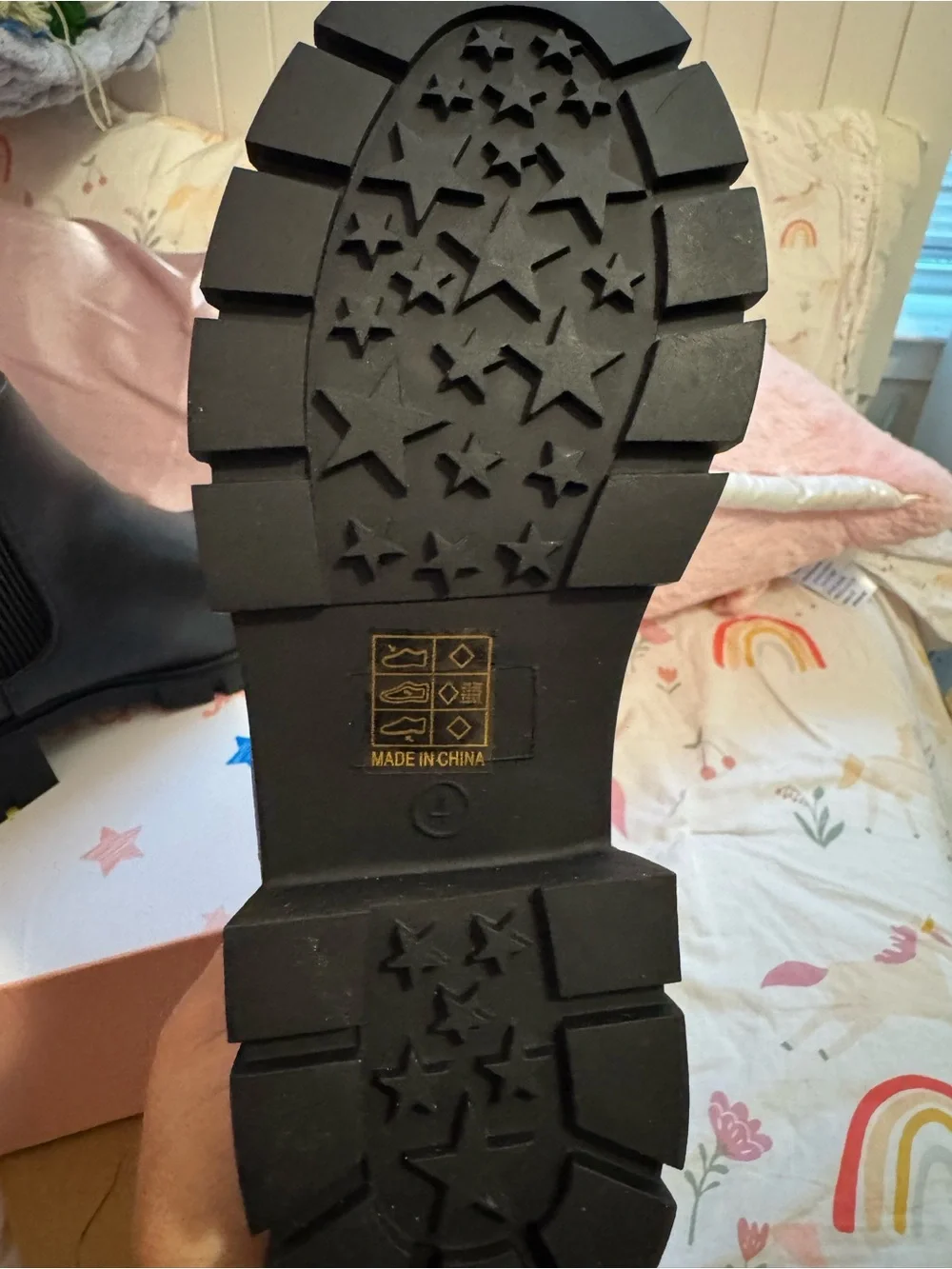 Black Chelsea Lug Ankle Boots - Kids Fashion Boot
